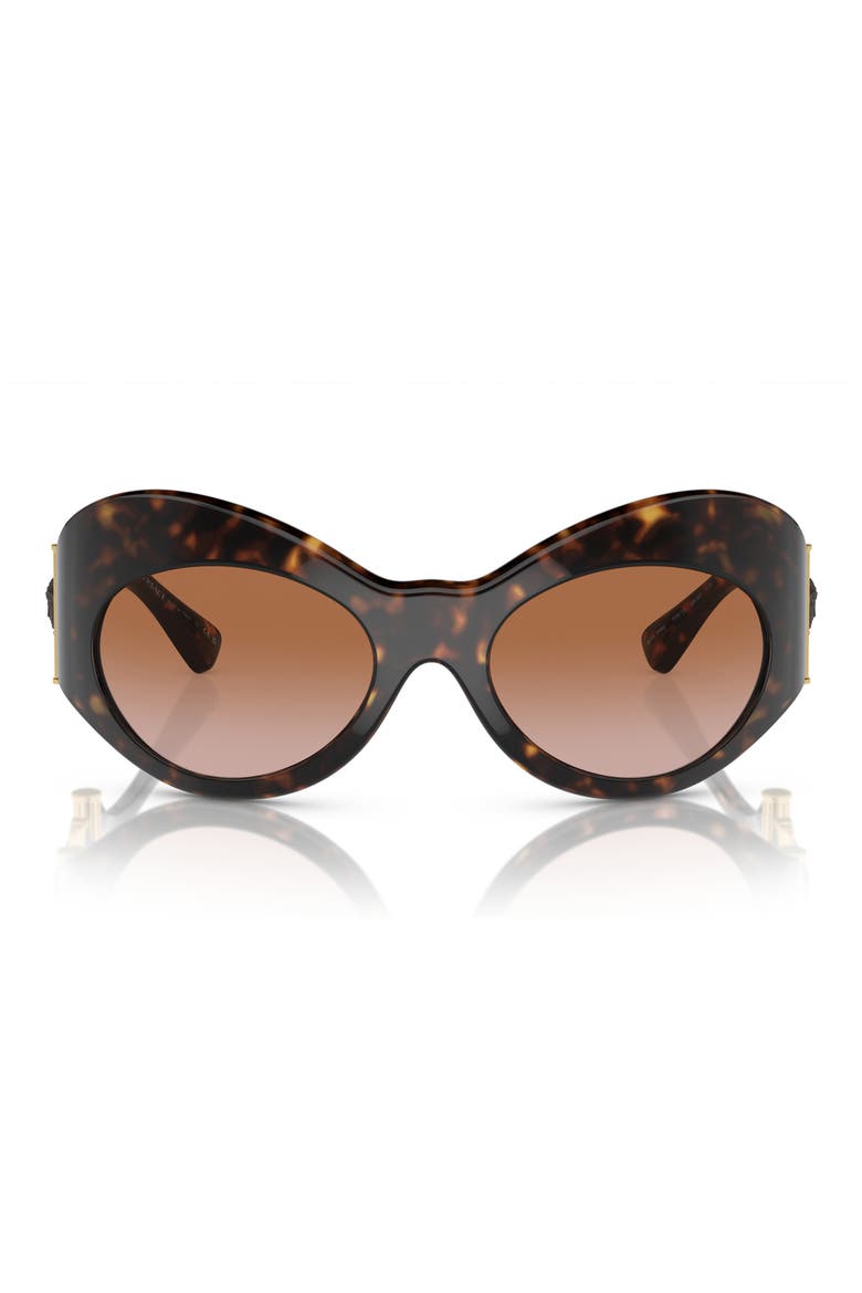 58mm Irregular Sunglasses, Main, color, HAVANA