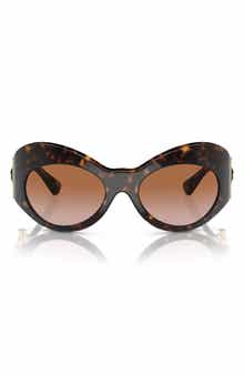 Versace 58mm Irregular Sunglasses