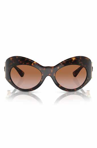 Versace 58mm Irregular Sunglasses