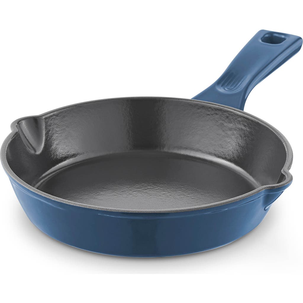 Dash Enamel 8-inch Cast Iron Skillet In Blue