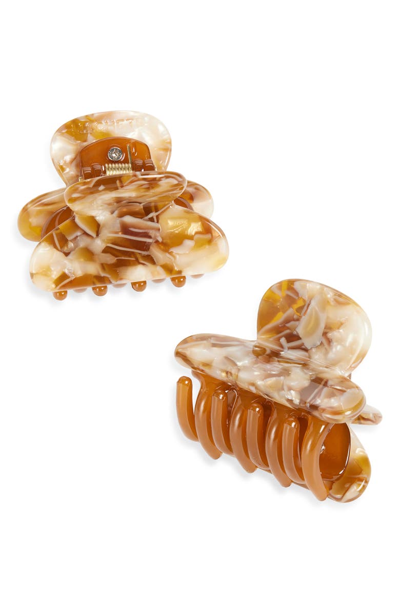 MACHETE Twin Heirloom Assorted 2-Pack Claw Clips, Main, color, Baja Tortoise