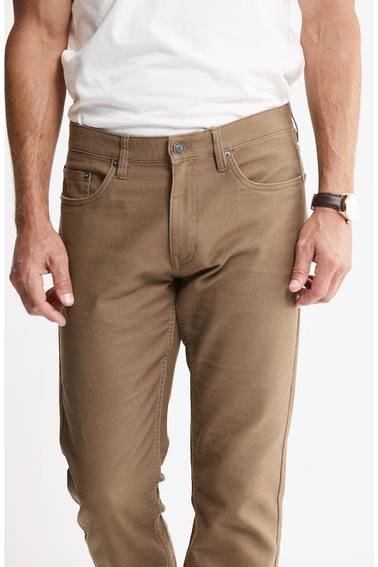 Stretch Straight Leg Pants, Alternate, color, BROWN