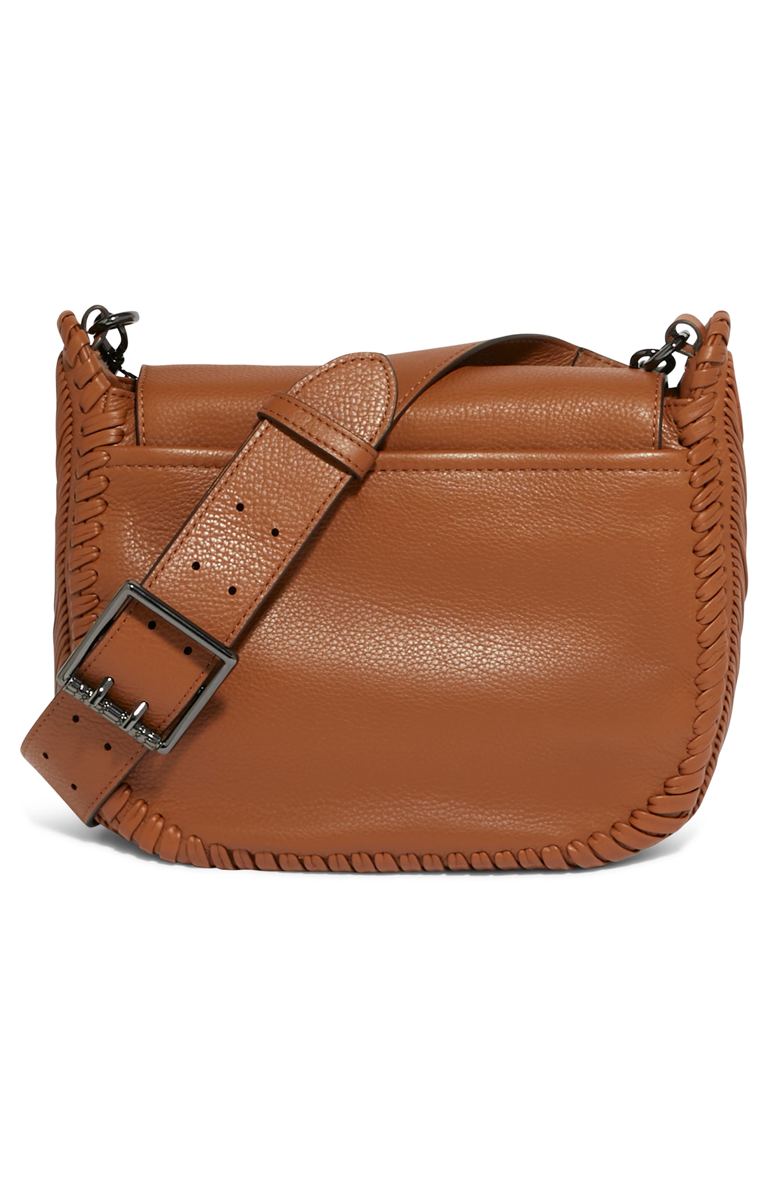 All for Love Leather Crossbody Bag, Alternate, color, CHESTNUT
