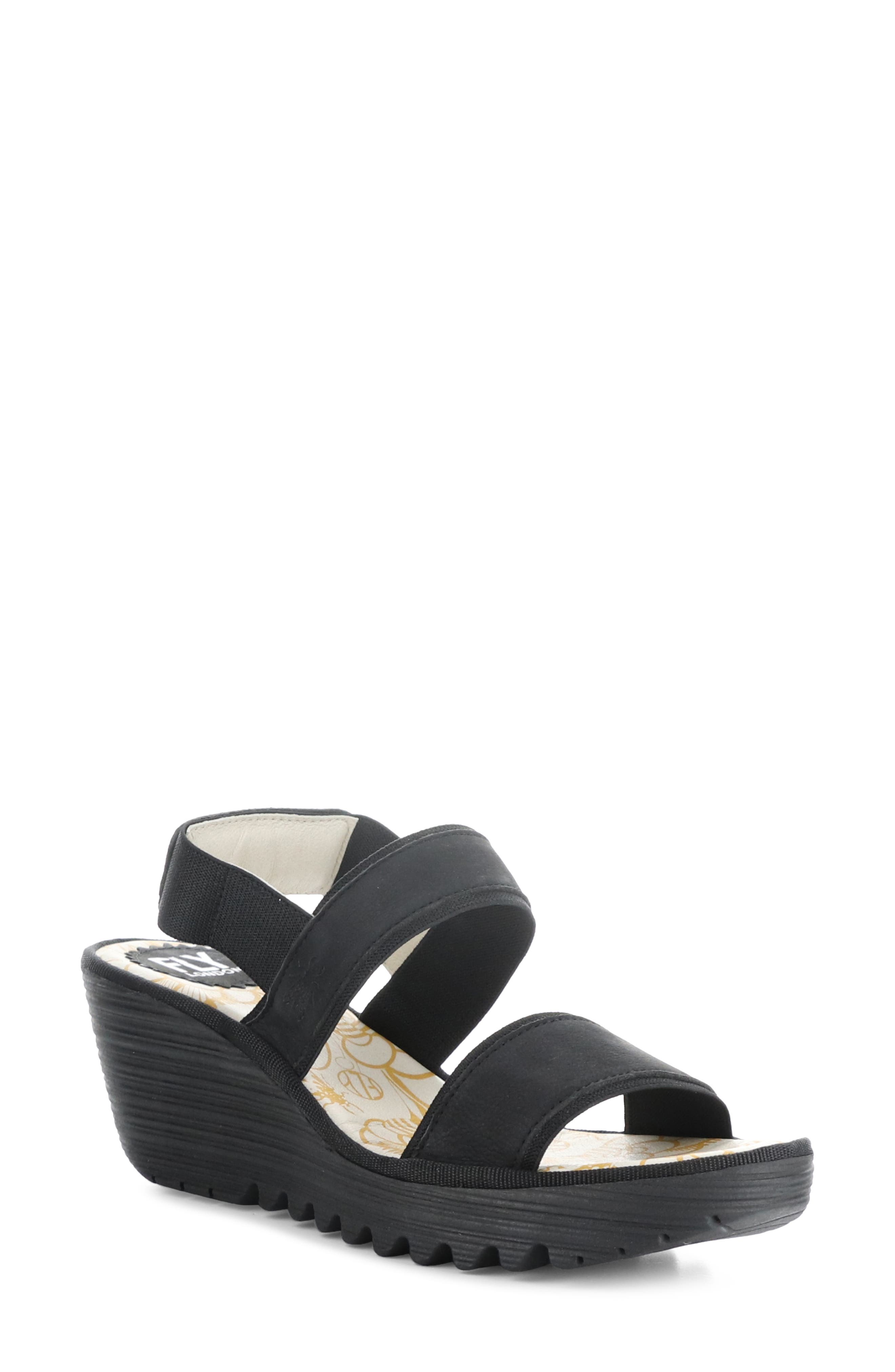 Fly London Yaco Platform Wedge Sandal, Main, color, 