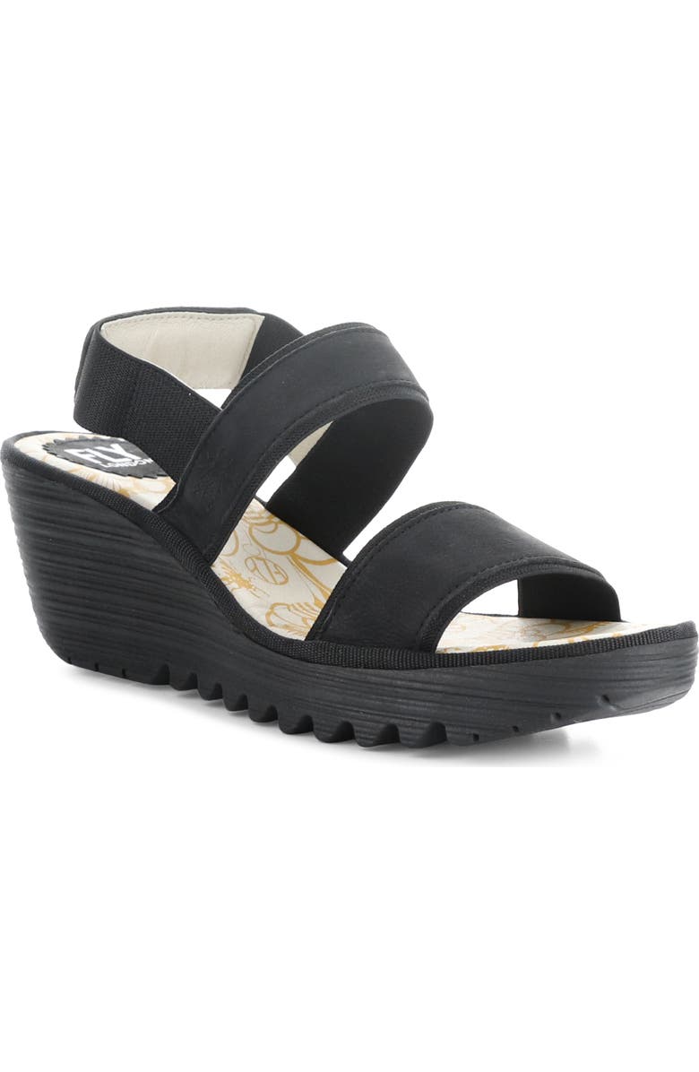 Fly London Yaco Platform Wedge Sandal, Main, color,