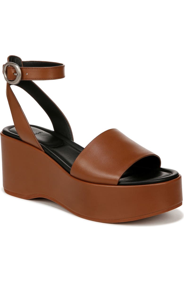 Vince Phillipa Platform Sandal, Main, color, Sequoia Brown