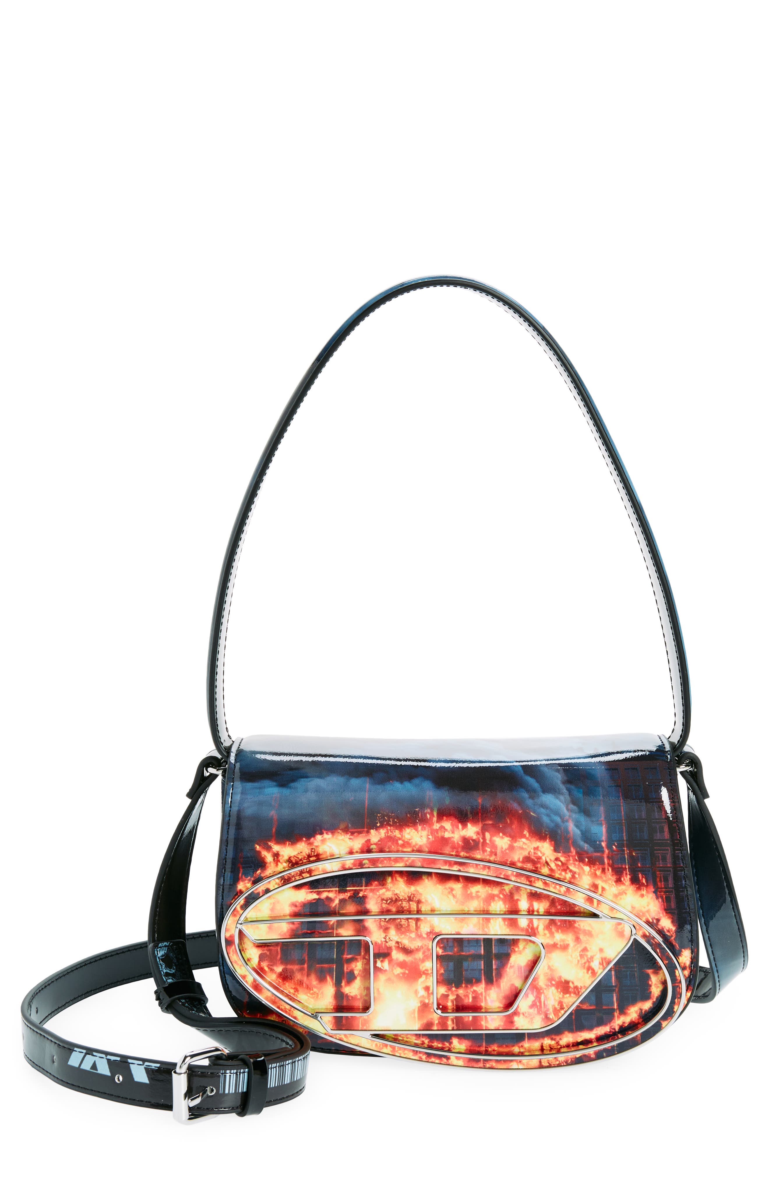DIESEL<sup>®</sup> 1Dr Graphic Shoulder Bag, Main, color, 