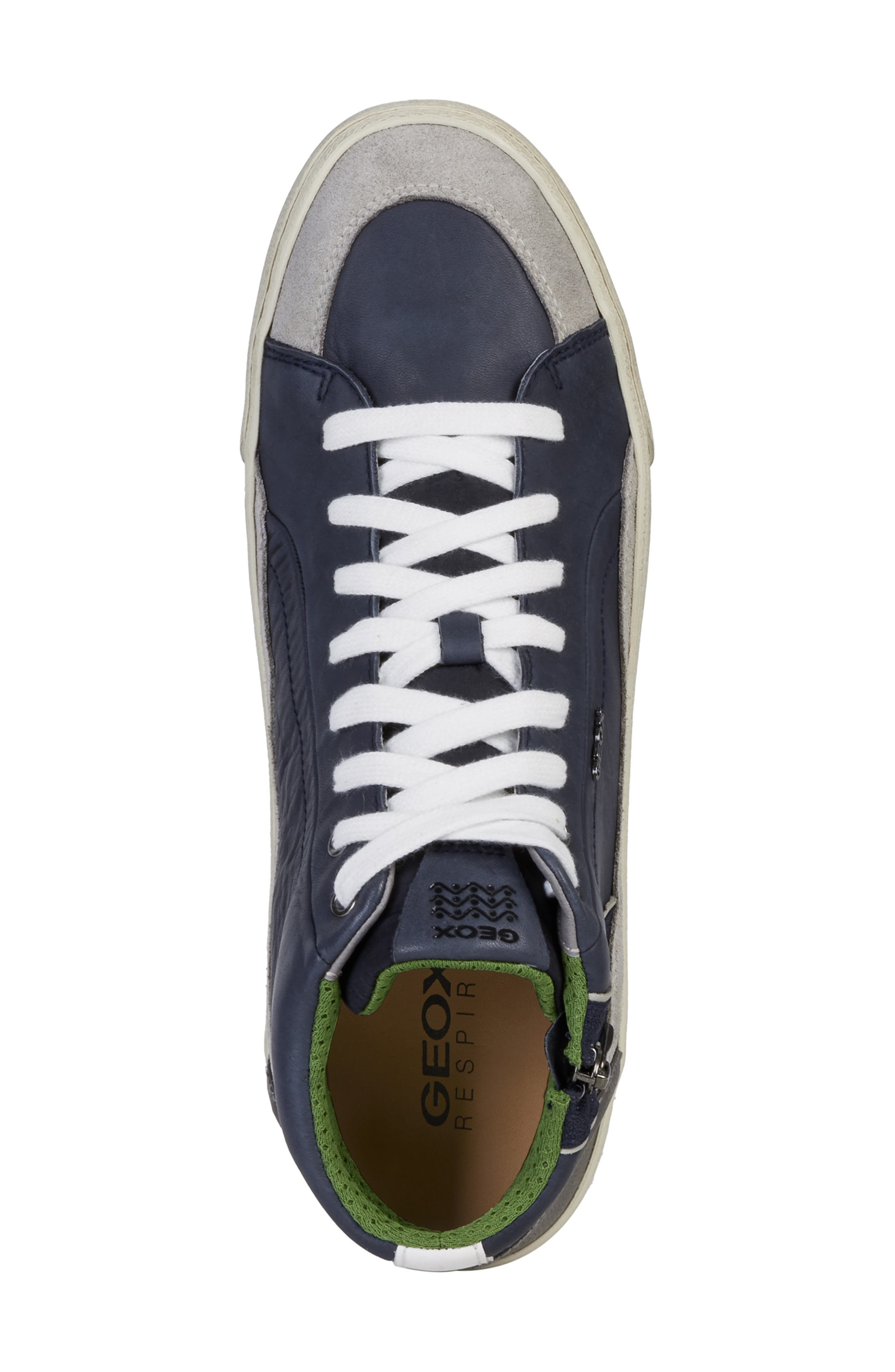 Geox Warley 8 High Top Sneaker, Alternate, color, 