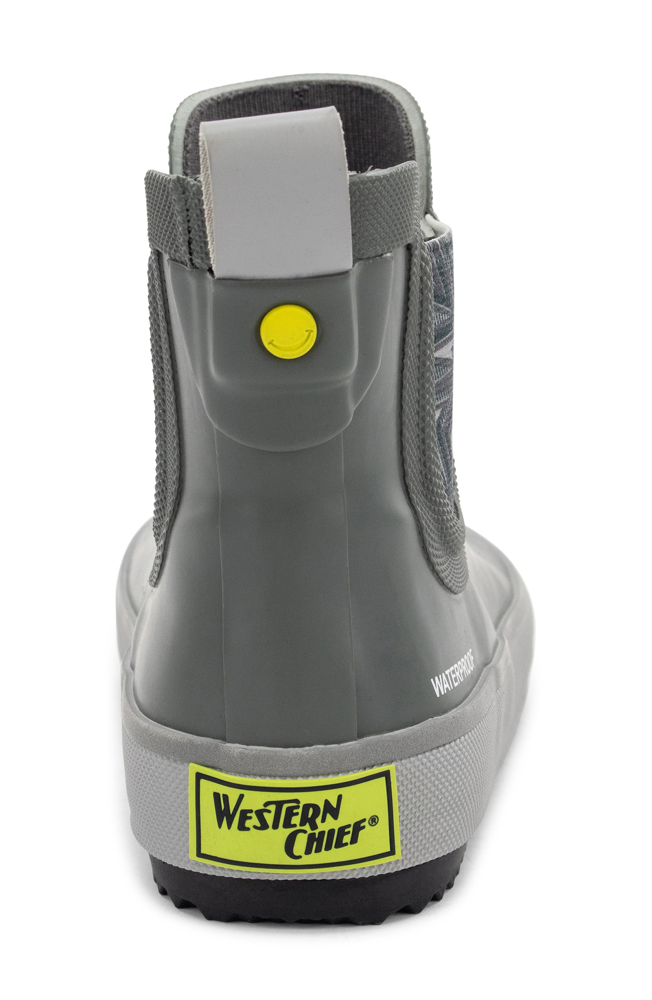 Western Chief Kids' Element Chelsea Rain Boot, Alternate, color, Gray