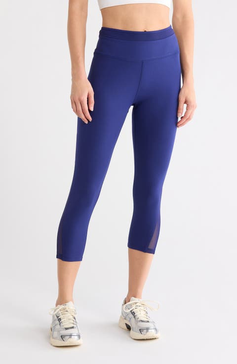 Groove Mesh Capri Leggings