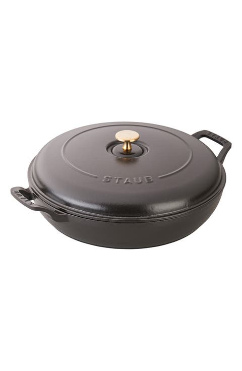 3.5-Quart Enameled Cast Iron Braiser
