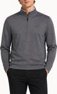 Ben Sherman Textured Knit Quarter Zip Pullover