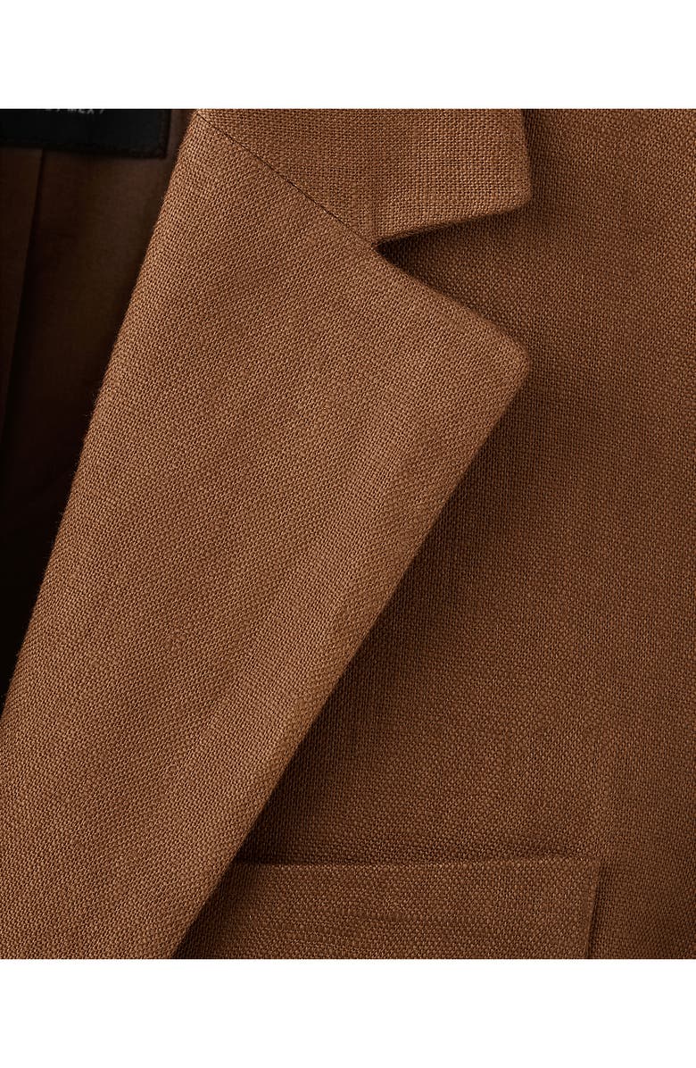MANGO Linen Suit Blazer, Alternate, color, 