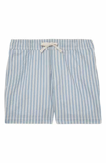 Bay Seersucker Striped Swim Shorts