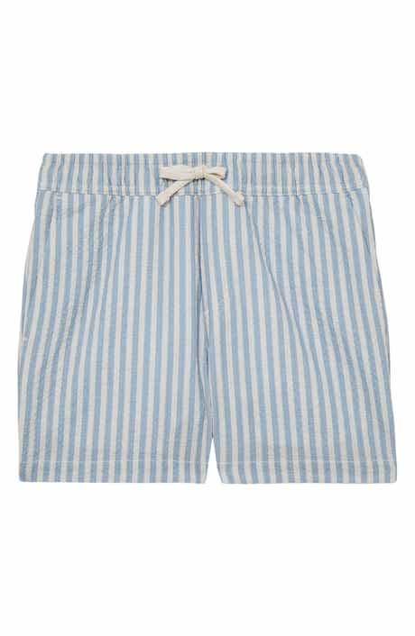 Bay Seersucker Striped Swim Shorts