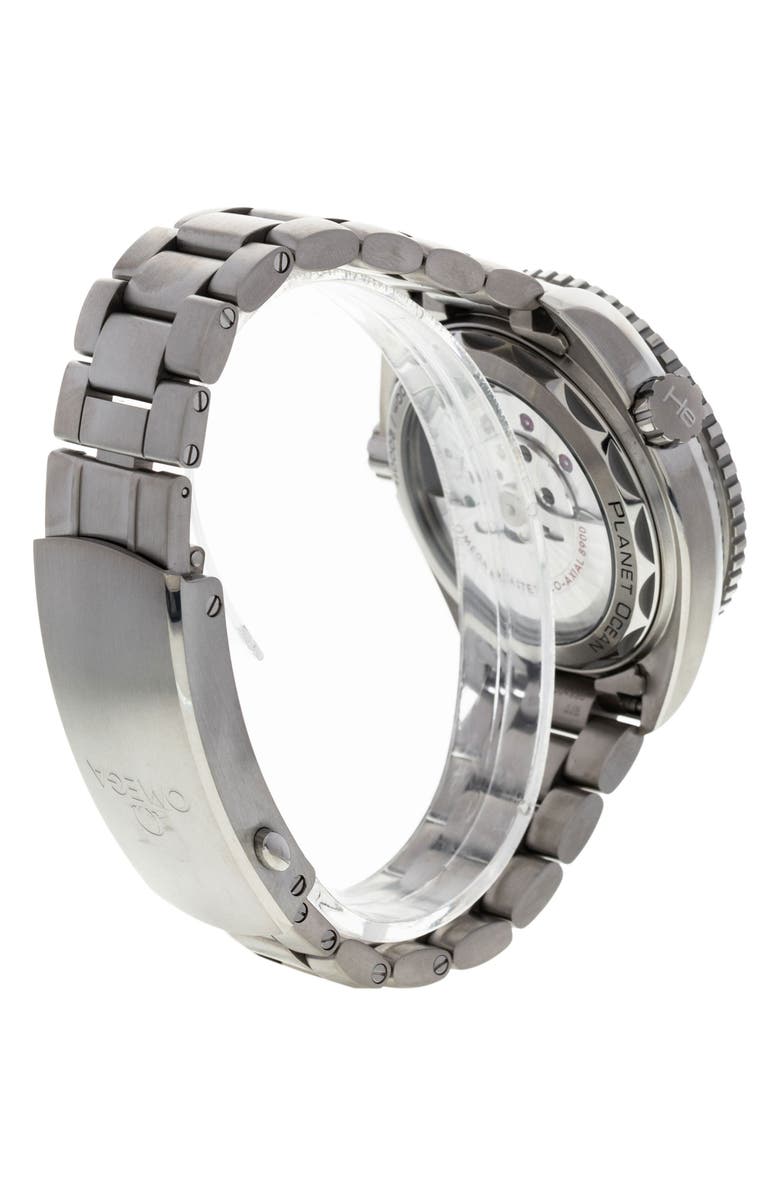 Watchfinder & Co. Omega Preowned 2021 Planet Ocean 215.90.44.21.99.001 Bracelet Watch, 44mm, Alternate, color, Grey