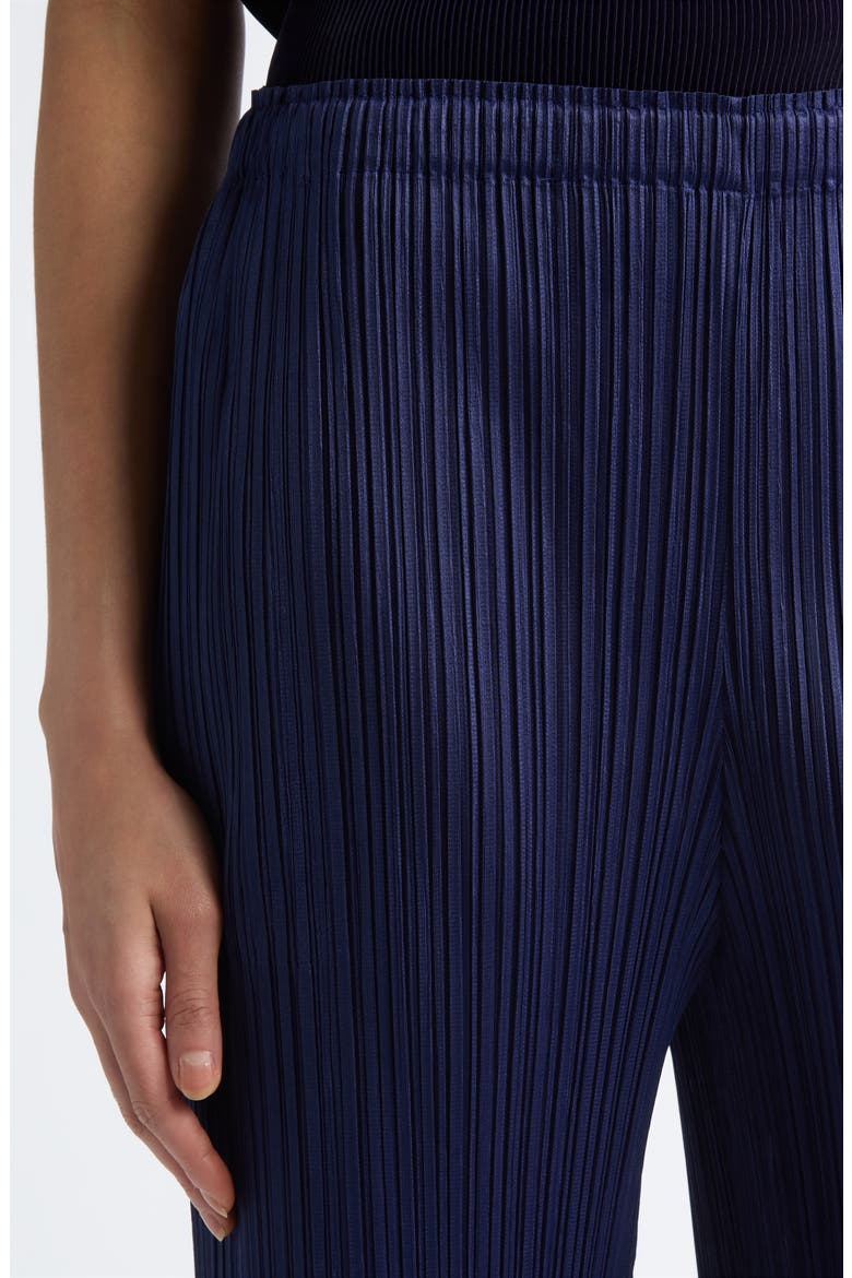 Monthly Colors September Pleated Pants, Alternate, color, NAVY BLUE