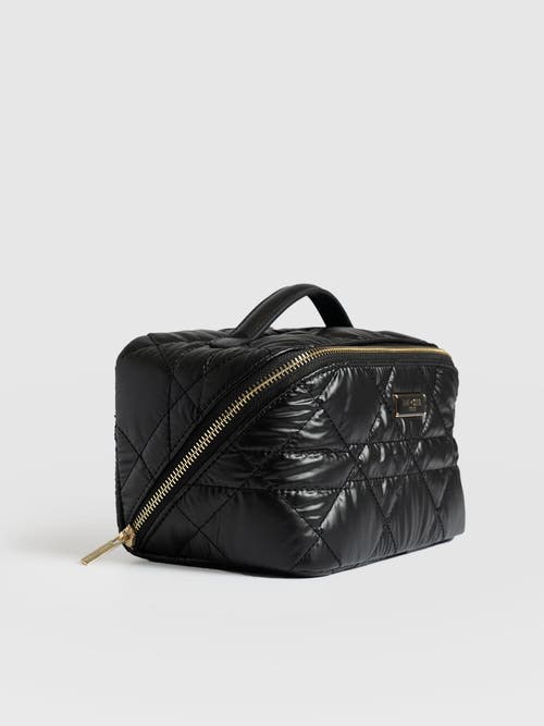Saint + Sofia Cosmetics & Wash Bag In Black