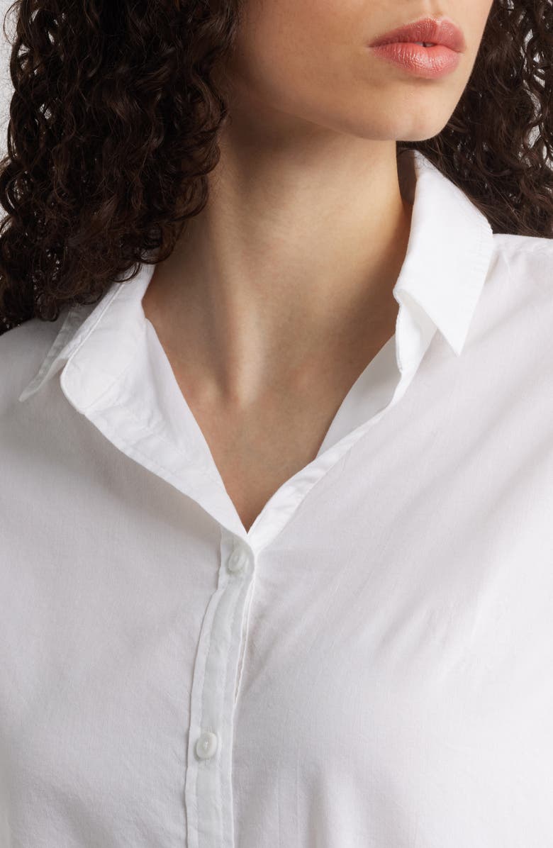 beachlunchlounge Julian Eyelet Shirt, Alternate, color, White