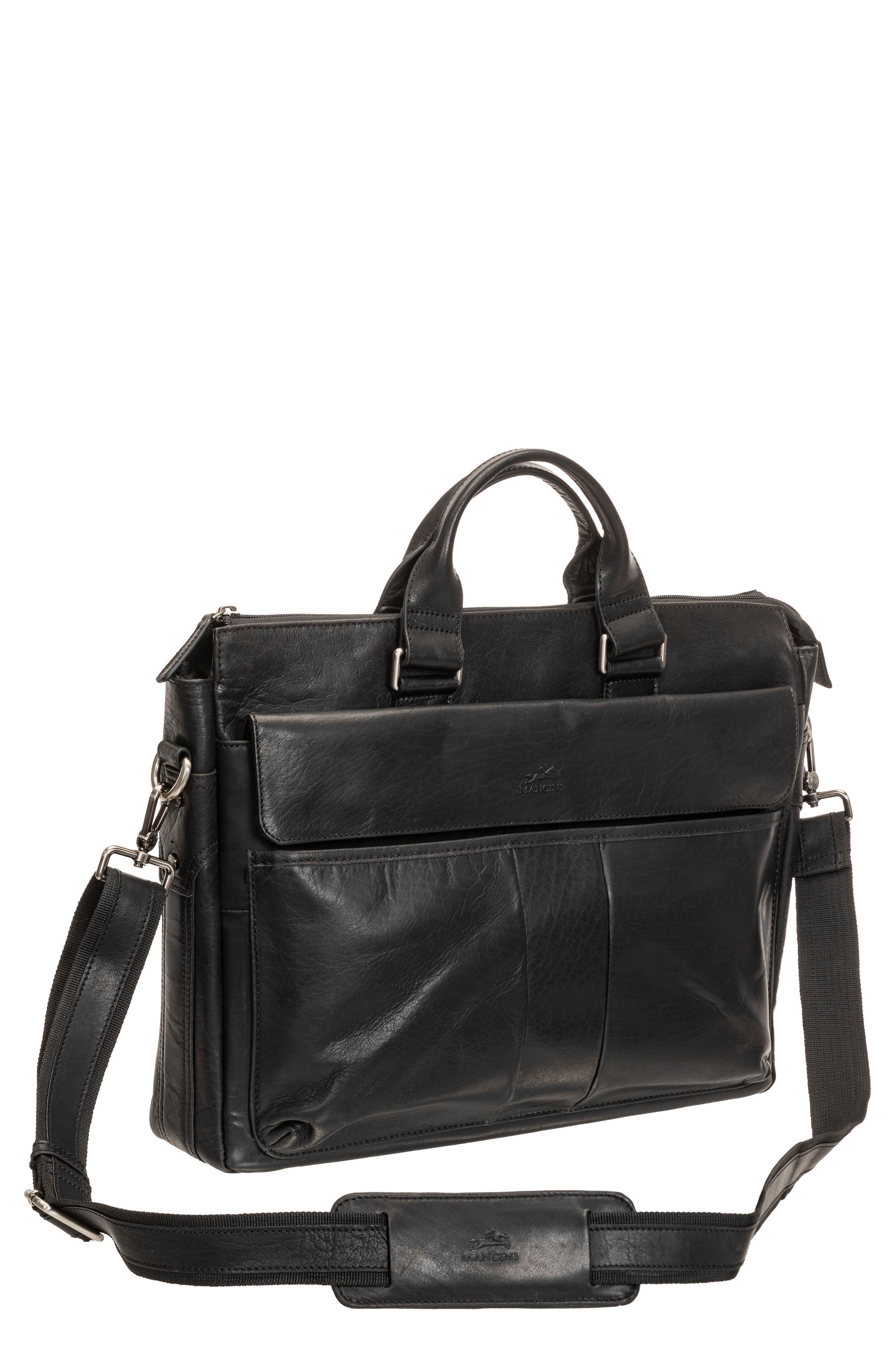 Mancini Leather Briefcase