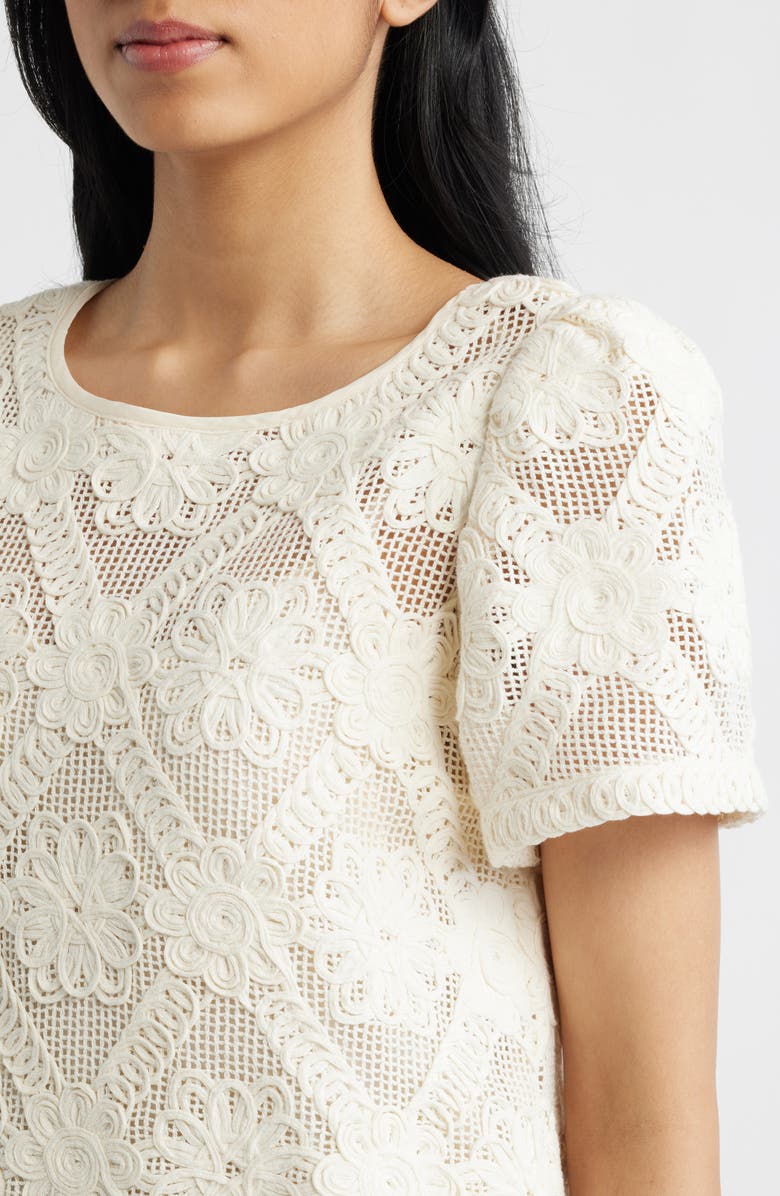 Anne Klein Lace Top, Alternate, color,