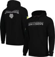 FISLL Men's FISLL  Black Southern University Jaguars Puff Print Sliced Pullover Hoodie