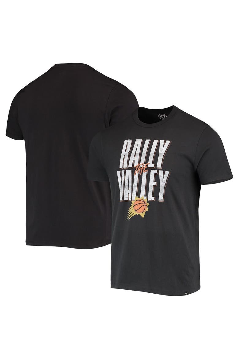 Men's '47 Black Phoenix Suns Hometown Regional Rally The Valley T-Shirt, Main, color, Black