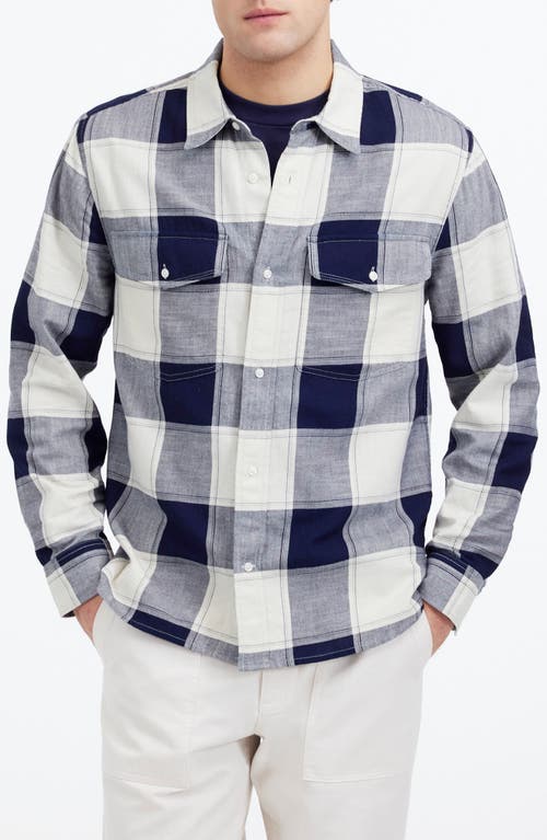 Madewell Plaid Cotton Work Shirt In Cotton Flannel Yd