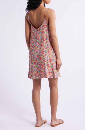 Las Dalias Ditsy Cover-Up Dress