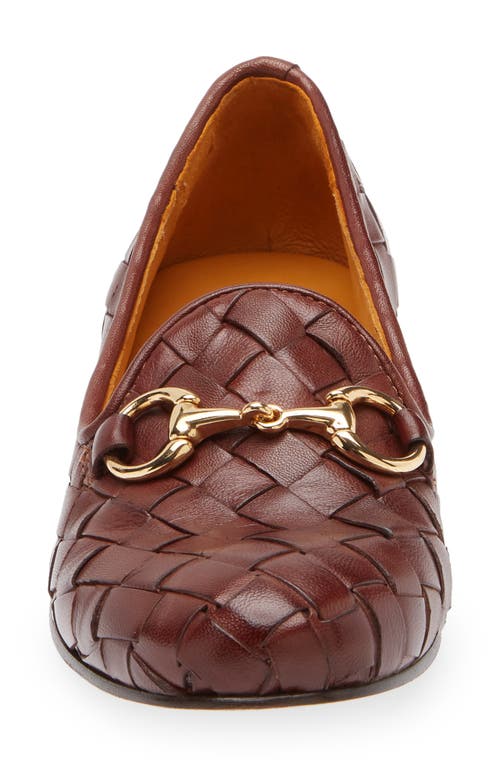 Robert Zur Letti Bit Woven Loafer In Luggage