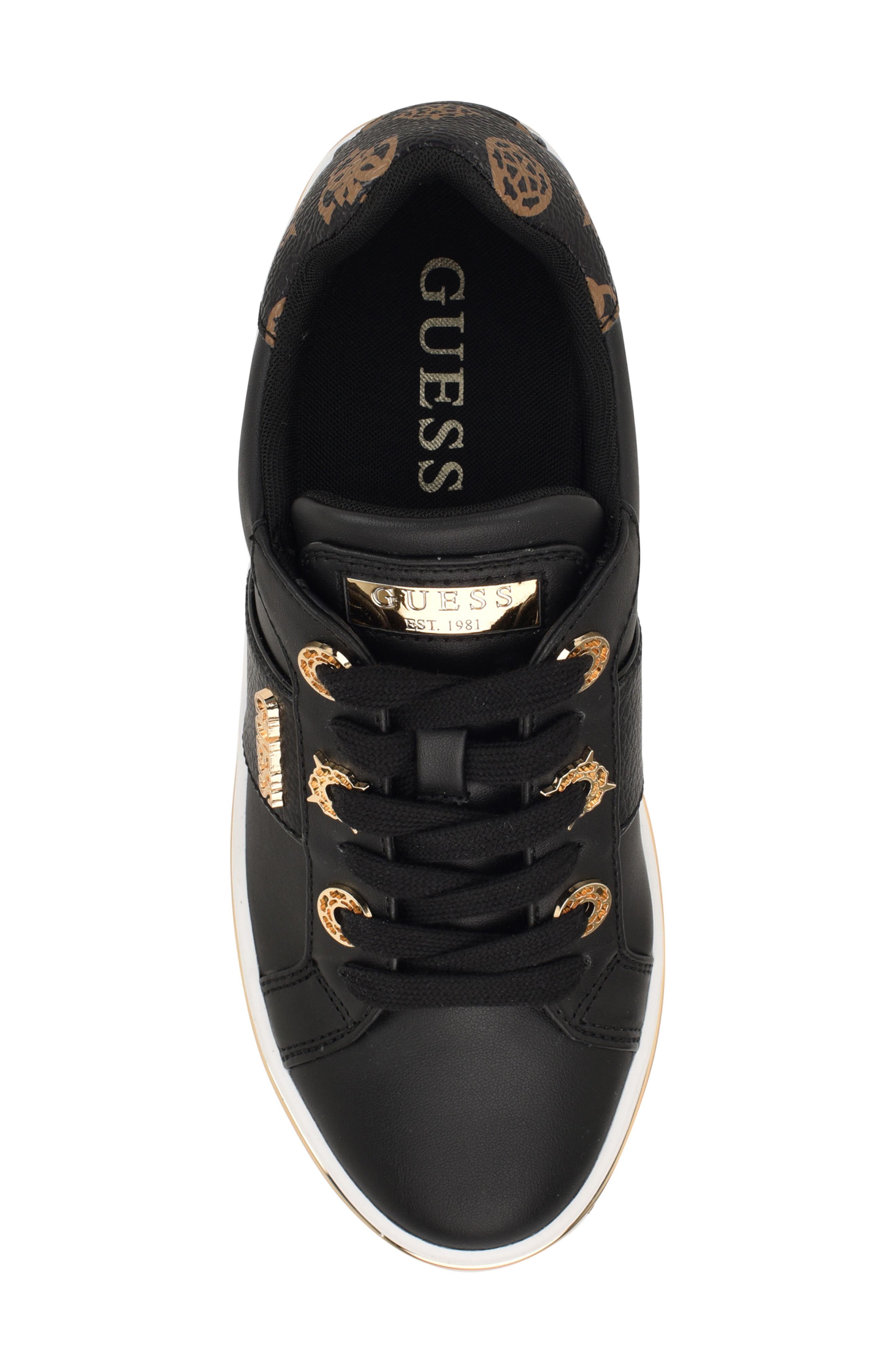 GUESS Stew Sneaker, Alternate, color, Black