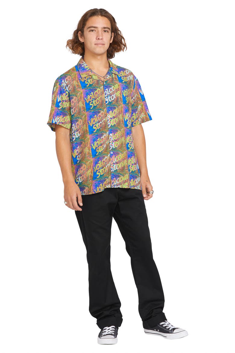 Frickin Skate Cotton Blend Chinos, Alternate, color, BLACK