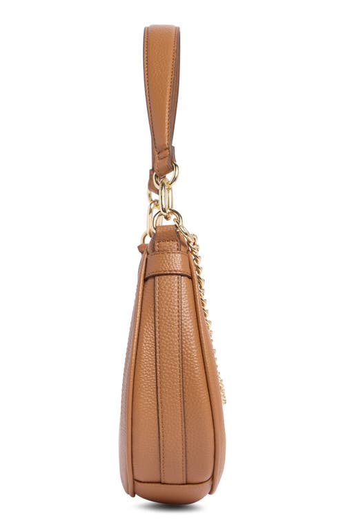 Nanette Lepore Pebble Crescent Baguette Shoulder Bag In Brown