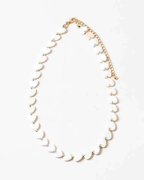 Mother of Pearl Heart  Necklace