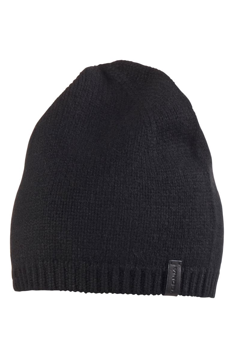 Vince Cashmere Beanie, Main, color, Black