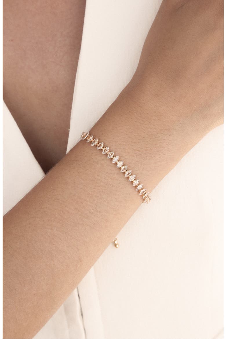 Dainty Slider Bracelet, Alternate, color, GOLD