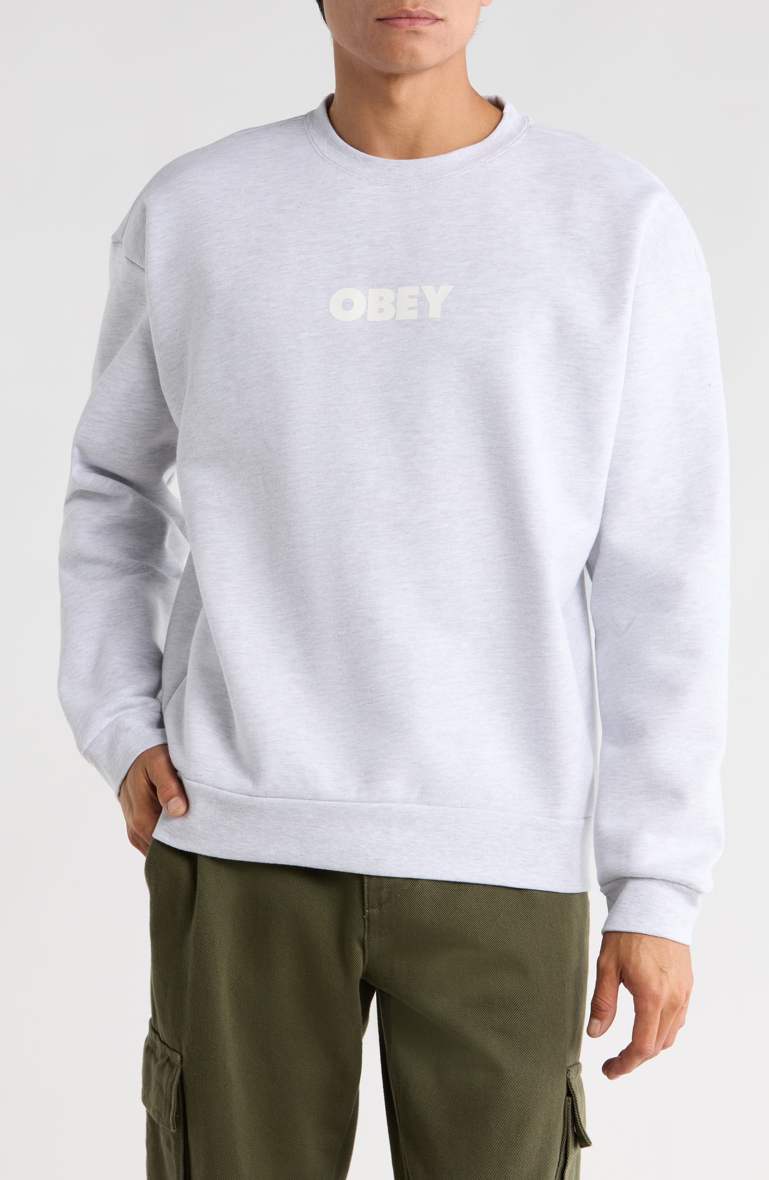 Obey Bold Extra Heavyweight Crewneck Sweatshirt