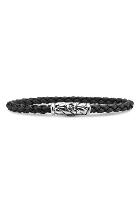 Chevron Braided Rubber Bracelet