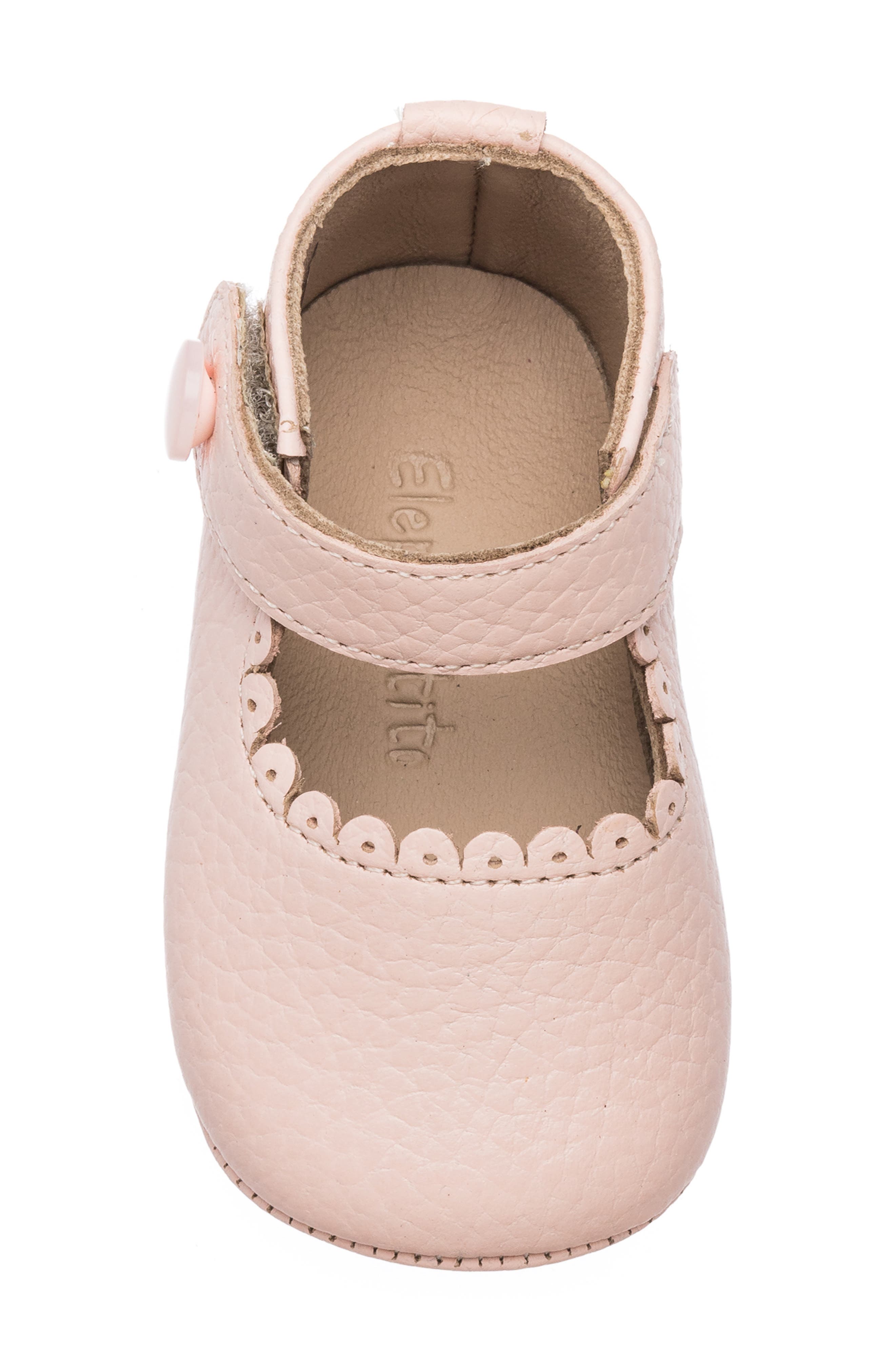 Elephantito Mary Jane Crib Shoe, Alternate, color, Pink