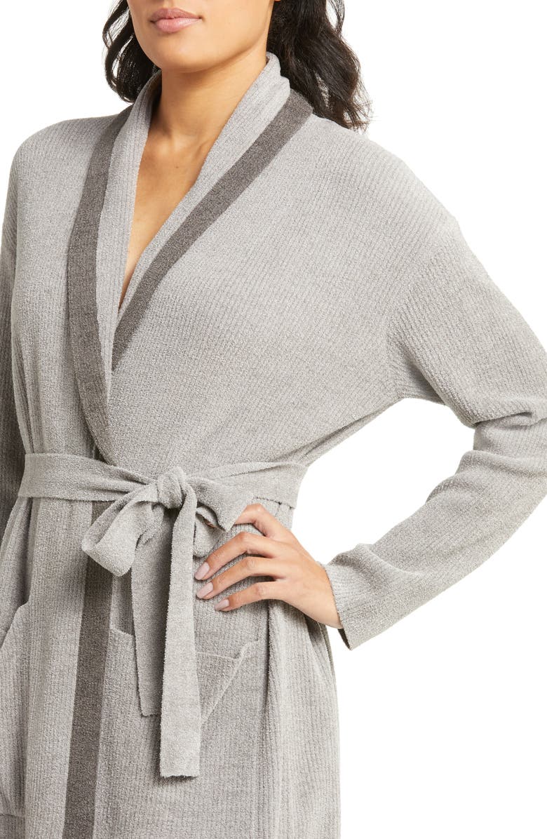 Barefoot Dreams<sup>®</sup> CozyChic Ultra Lite<sup>™</sup> Tipped Short Robe, Alternate, color, 