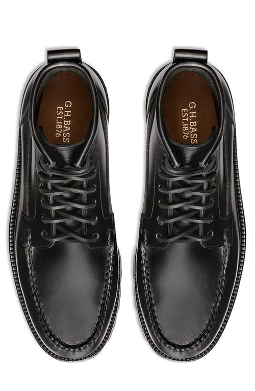 G.h.bass Ranger Lace-up Boot In Black