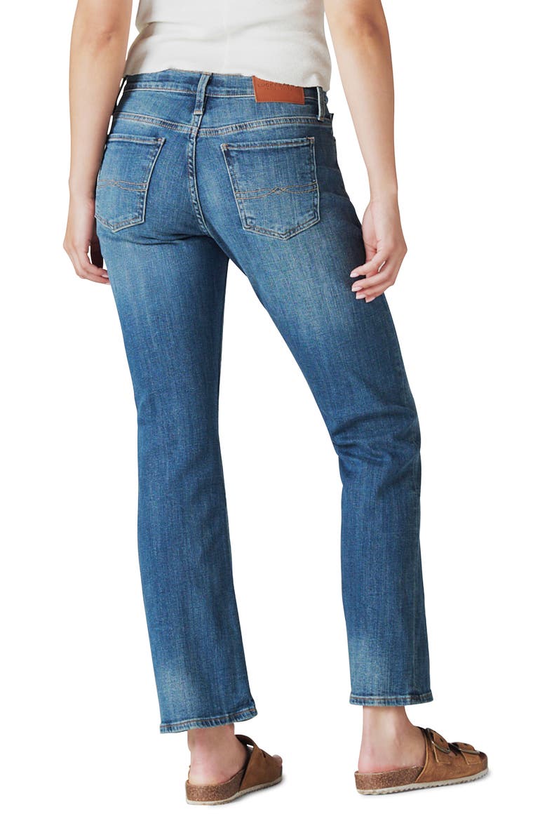 Easy Rider Straight Leg Jeans, Alternate, color, TANZANITE