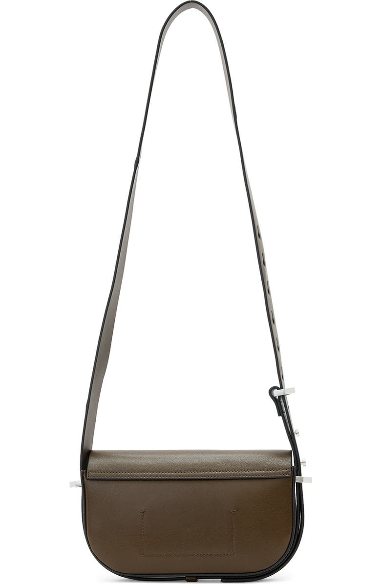 AllSaints Etta Leather Crossbody Bag, Alternate, color, Fango Brown