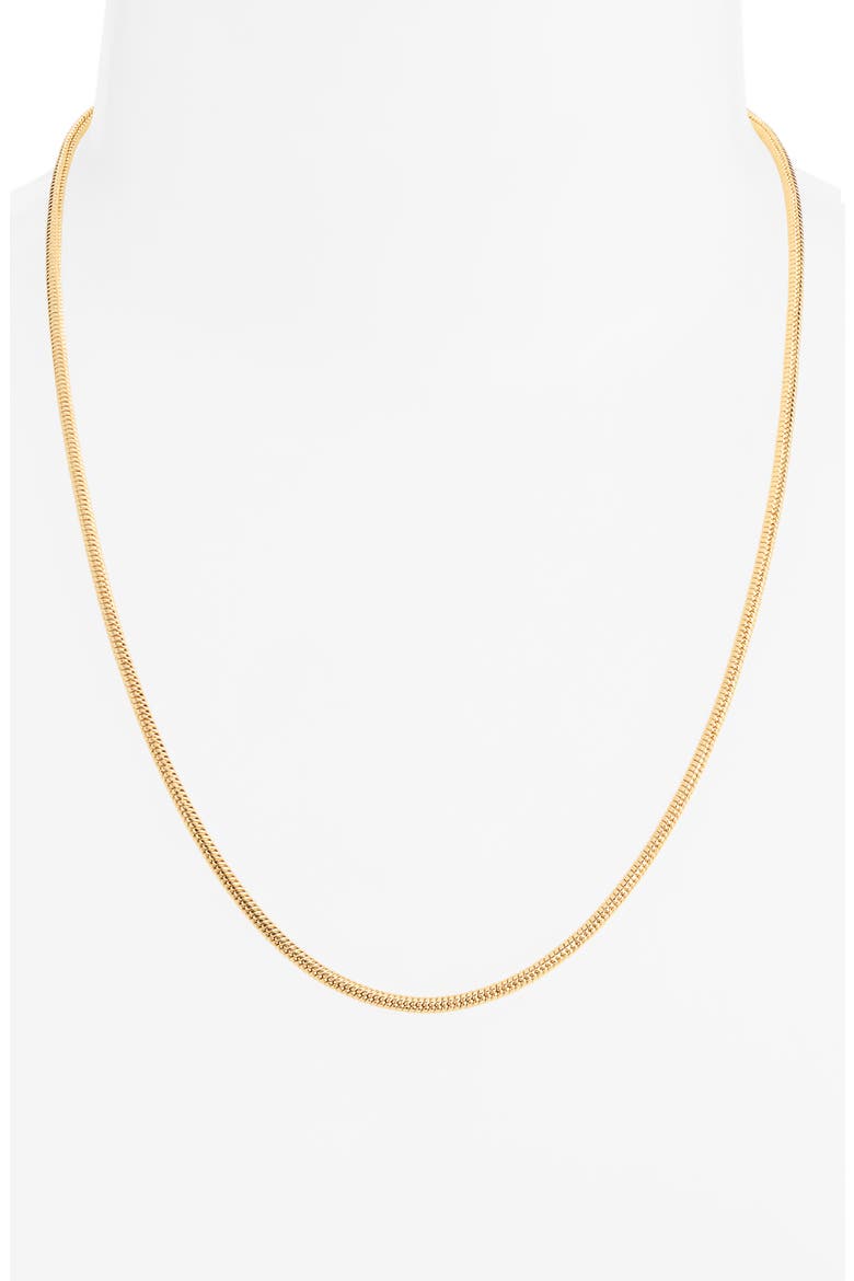 20-Inch Round Snake Chain Necklace, Alternate, color, GOLD