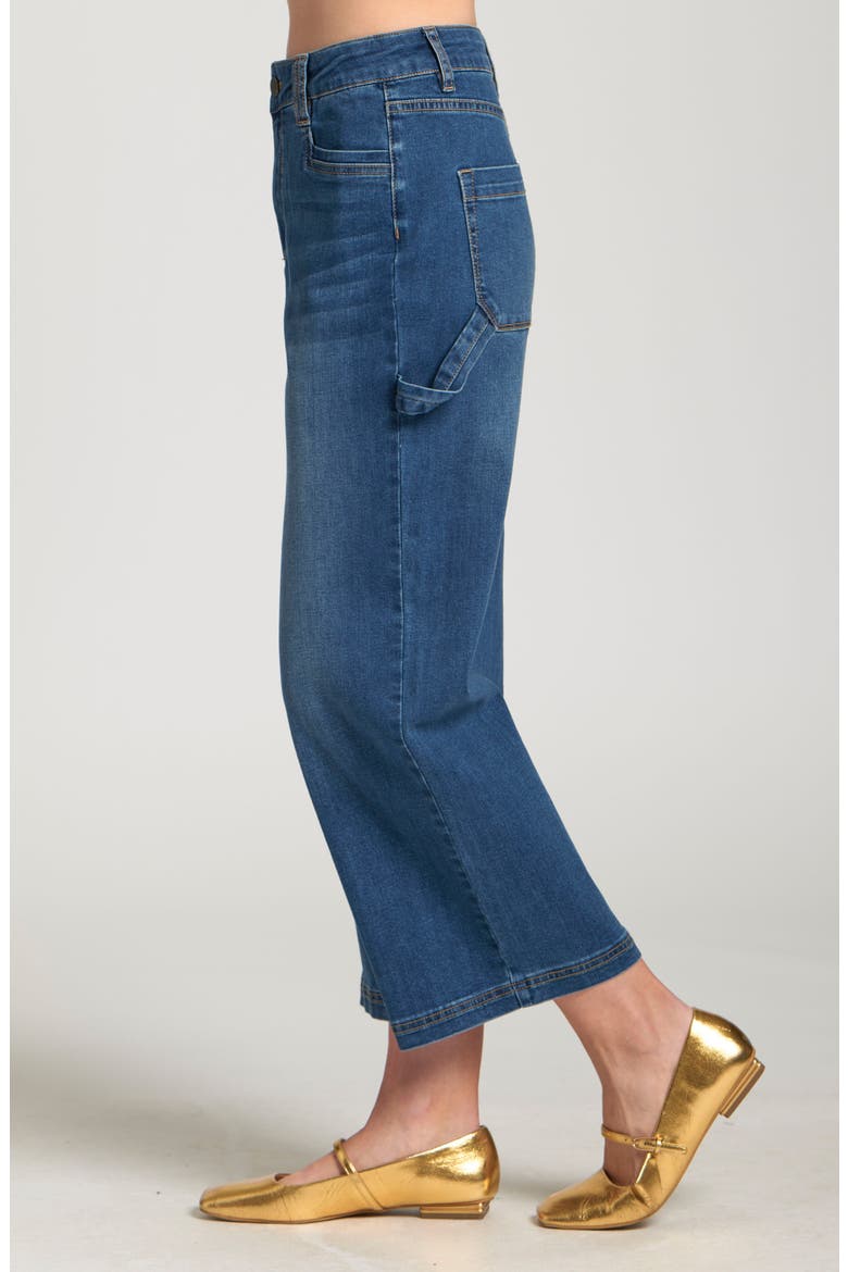 Ankle Length Carpenter Jeans, Alternate, color, DARK INDIGO