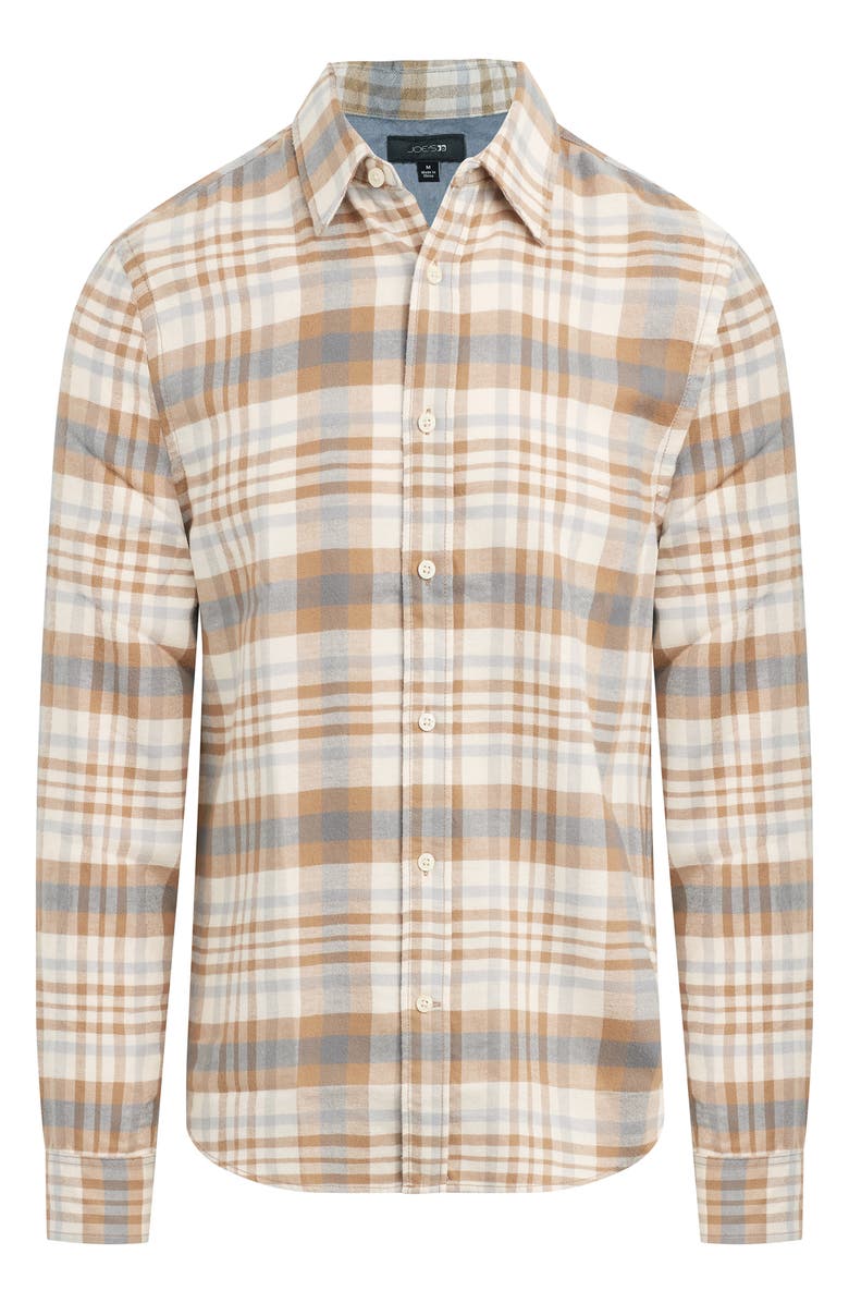 Joe's Oliver Plaid Cotton Flannel Button-Up Shirt, Alternate, color, 