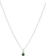 Set & Stones Birthstone Charm Pendant Necklace