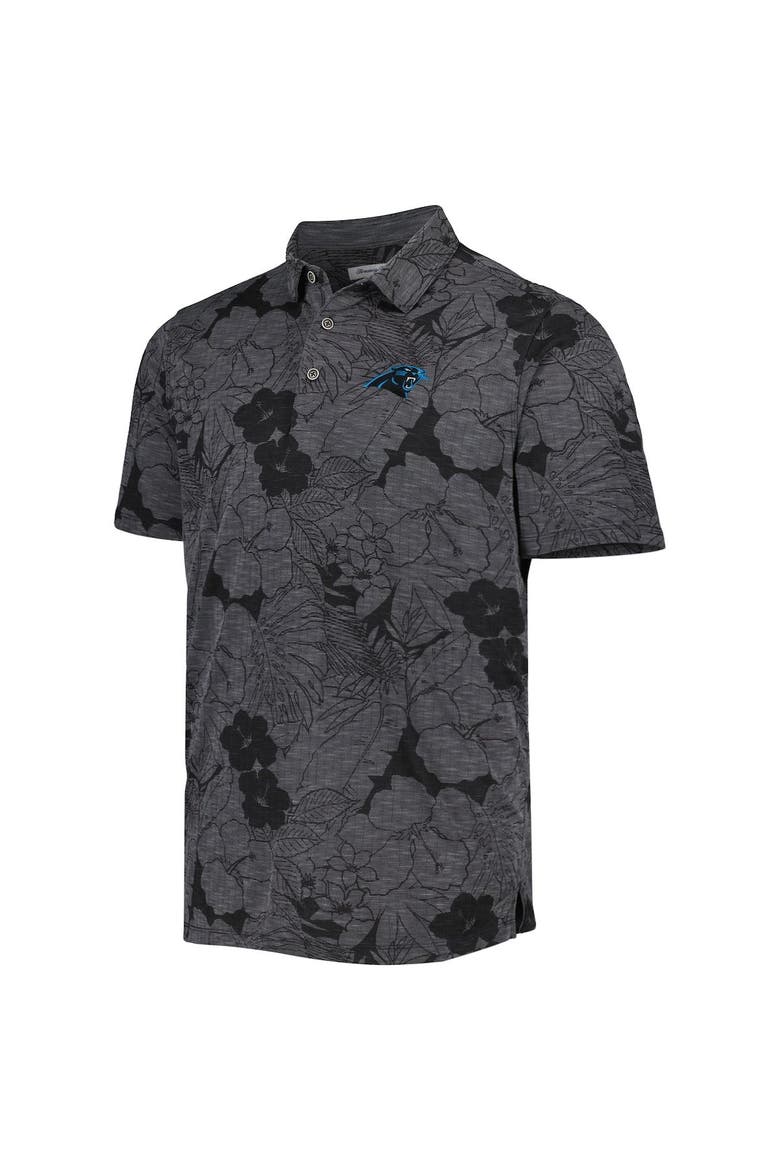 Men's Tommy Bahama Blue Carolina Panthers Miramar Blooms Polo, Alternate, color, Blue