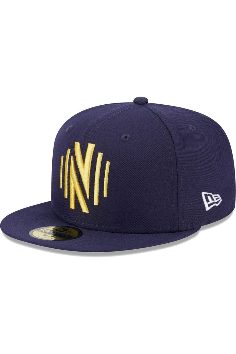 Men's New Era Navy Nashville SC Patch 59FIFTY Fitted Hat, Alternate, color, Navy