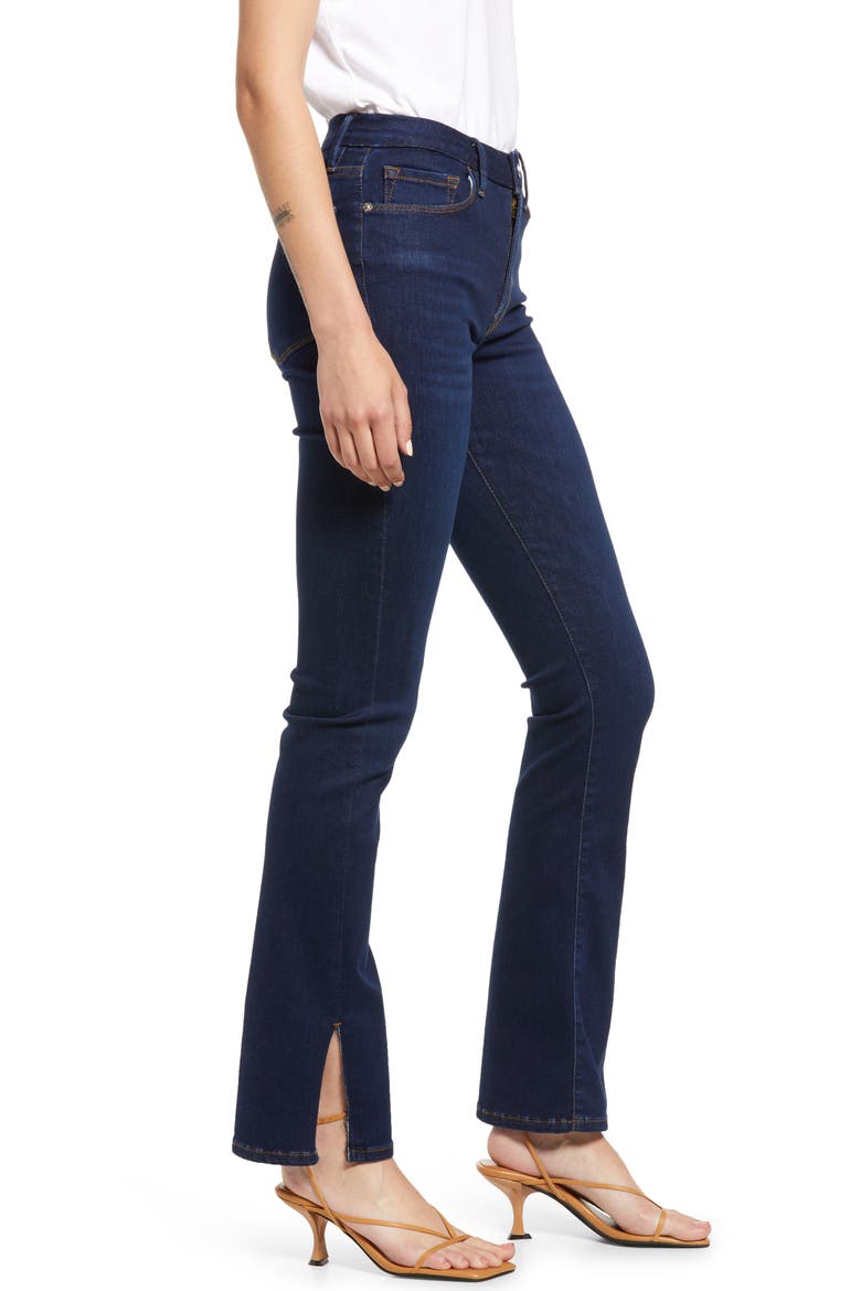 Le Mini Bootcut Jeans, Alternate, color, CLAREMORE SLIT